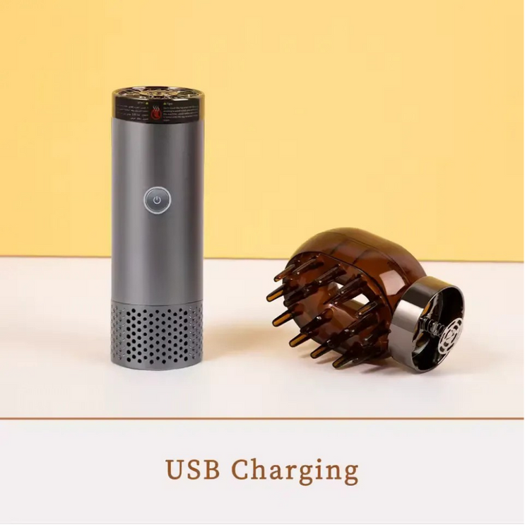 2-in-1 Electric Incense Burner with Hair Comb