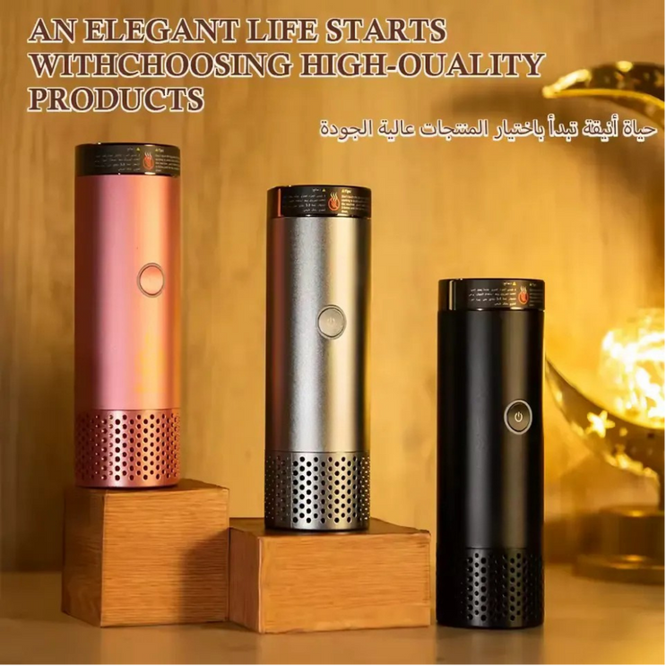 2-in-1 Electric Incense Burner with Hair Comb